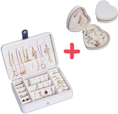 Sieraden Opberger – Luxe Juwelendoos met Indeling – Inclusief Gratis Klein Sieradendoosje