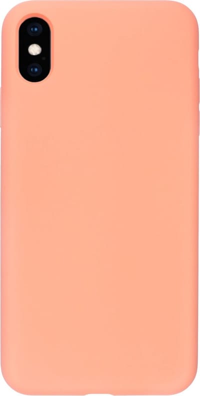 BMAX Siliconen hard case hoesje geschikt voor iPhone XS Max / Hard Cover / Beschermhoesje / Telefoonhoesje / Hard case / Telefoonbescherming - Oranje
