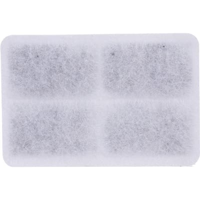 Lot de 3/4 filtres à eau au charbon de bois de rechange pour distributeur d'eau pour animaux de compagnie White3pcs gray