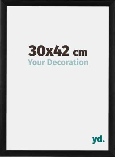 Your Decoration - Fotolijst 30x42 cm - Aluminium - Zwart Geborsteld - Tucson