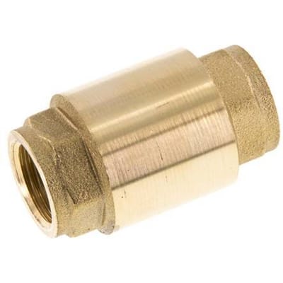 G 1/2'' Messing Terugslagklep Voor Vacuum -0.95..25 bar (-13.7..362.5 psi)