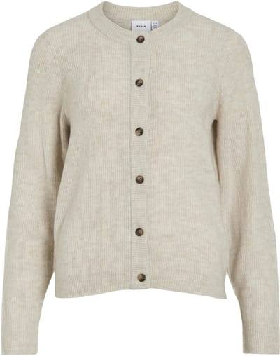 VILA - VIVIOLI O-NECK RIB KNIT CARDIGAN-NOOS - Dames - Cardigans