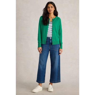 White Stuff Lulu Cardi Bright Green Maat: 8 | Cardigans Outlet | Dames | Groen