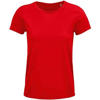 SOLS Dames/dames Crusader Organisch T-shirt (Rood)
