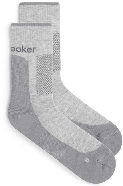 Icebreaker Heren Wandelsokken Medium Cushion Grijs