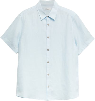 s.Oliver  Shirts Blue Größe: 3XL | Casual hemden Outlet | Herren | Blau