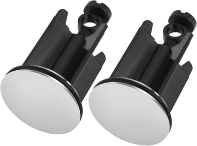 Universele 40mm Afvoerplug Set van 2 - Verstelbare Rond Sink Stop voor Badkamer en Keuken, Geschikt voor Standaard Afvoeren