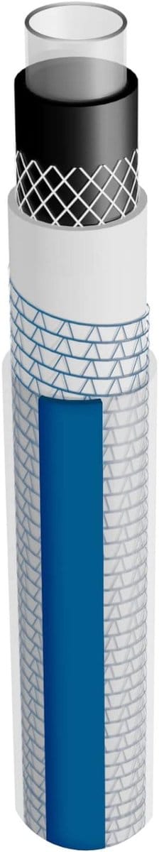 Flexibele 6-laagse drinkwaterslang voor tuinirrigatie - UV-bestendig, anti-twist, 30m