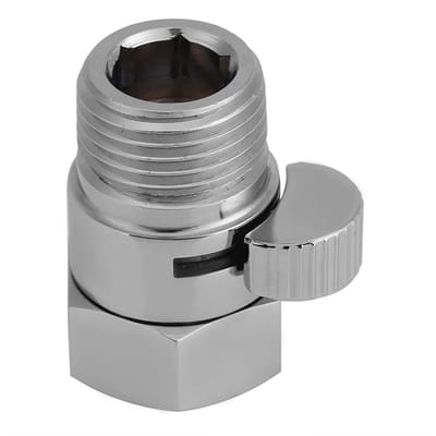 Dailygoods- Afsluitkraan Massief Messing - Waterstop Douche - Afsluitventiel - Douchekop - Waterbesparende Klep - Roestbestendig - Doucheventiel