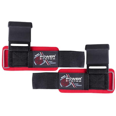 Power System Hard Core Hooks - Stevige Trainingshaken voor Krachtsport