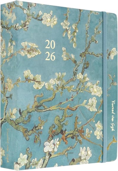 Famanu - Academic Diary 2025-2026 Week To View - Van Gogh Diary | Academic Planner 2025-2026 Met Stickers, Student Essentials Voor...