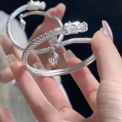 Bracelet Dragon du zodiaque de Style chinois pour femmes et hommes, porte-bonheur du nouvel an, amulette d'amitié, bijoux cadeaux de Couple brown