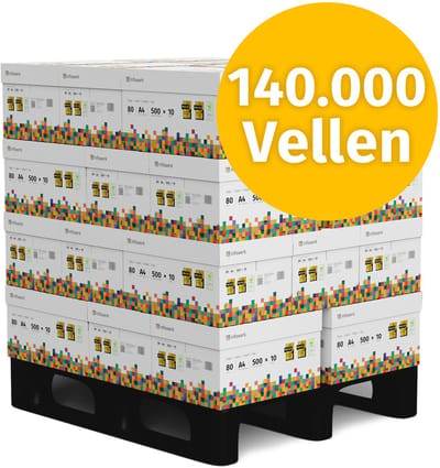 NIEUW: Infowerk Printerpapier Kopieerpapier 140000 Vel 28 x 5000 A4 Premium Extra Wit CIE 160 Testwinnaar PEFC-gecertificeerd