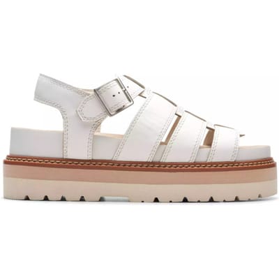 Clarks Orianna Twist - dames sandaal - wit - maat 40 (EU) 6.5 (UK)