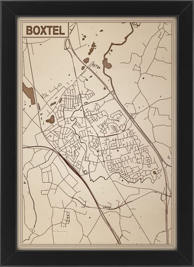 Decoratief Beeld - Houten Van Boxtel - Hout - Bekroned - Bruin - 21 X 30 Cm