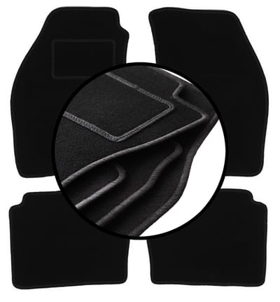 Complete set veloursmatten voor: Suzuki Baleno I hatchback, sedan, stationwagen (1995-2007)
