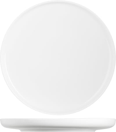 Cosy&Trendy Dinerborden Moon White ø 28 cm – Set van 4 – Porselein – Vaatwasser- & Magnetronbestendig