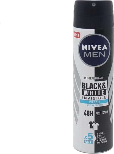Nivea Men - Deodorant - Spray - Black & White Invisible Fresh - 150ml