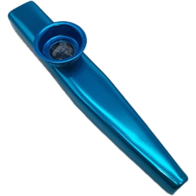 Kazoo Flûte Aluminium Facile à Jouer Kazoo Professionnel Instrument de Musique Cadeaux Bleu