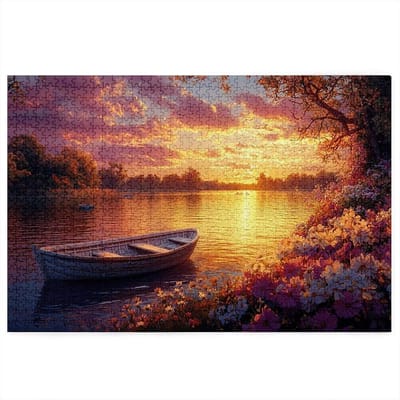 Puzzel 3000 stukjes - Landschap puzzel - Ontspanning thuis - Houten kwaliteit - 122x81 cm - Meerkleurig