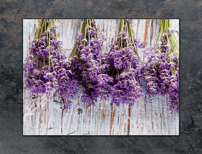 TMK ArtDeko Serie - Glazen Beschermplaat - 70x52 cm - Lavendel - Gas- Inductie- Keramisch- en Elektrische Kookplaten