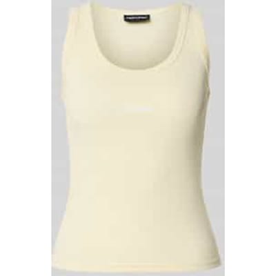 Tanktop met logostitching model 'CESIS'