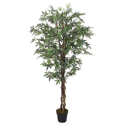 vidaXL Kunstplant esdoornboom 504 bladeren 150 cm groen