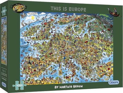 Gibsons - This is Europe (door Hartwig Braun) - 1000 stukjes 68×49cm (b×h) - Legpuzzel voor volwassenen