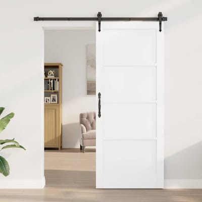 vidaXL - Interne - Deur - 86 - x - 211 - cm - Multiplex - Wit