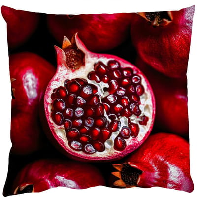 Sierkussens - Kussentjes Woonkamer - 50x50 cm - Granaatappel - Rood - Fruit