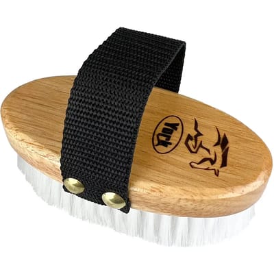 Houten Paardenborstel met Zachte Haren York Woody