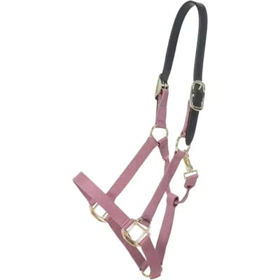 Kentucky Horsewear - Nylon halster Wellington oud roze Shetland Pony