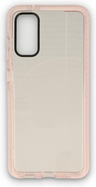 HB Hoesje Geschikt voor Samsung Galaxy S20 Roze - Anti Shock Gel Armor Back Cover Case