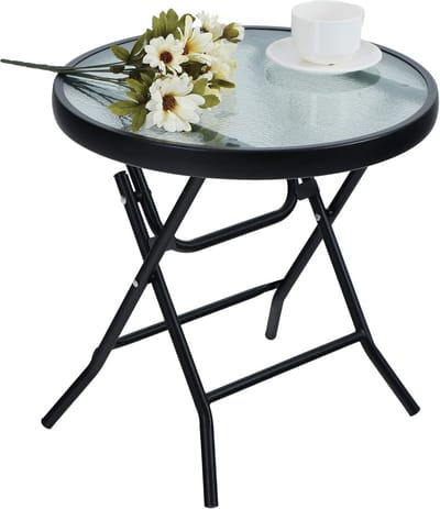 Salontafel Buiten - Bijzettafel voor in de Tuin - Buitentafel - onderhoudsvriendelijk