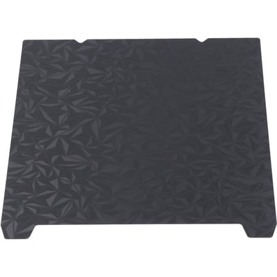 PEI Bouwplaat Diamantpatroon Vel 235x235mm met Groeven Dubbele Oren voor Ender 3 S1 S1 Pro 3D gray