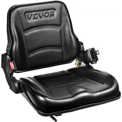 VEVOR Tractorstoel 530 X 520 X 455 mm, 160-340 mm Tractorstoel, Universele Tractorstoel, Tractorstoel Tractorstoel, Heftruck PVC 12,9 Kg voor De Meeste Mechanische Stoelen Zoals Vorkheftrucks