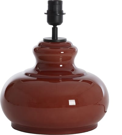 Tafellamp - rood - Verde - glas - losse armatuur - E27 - 1738464 - Light & Living