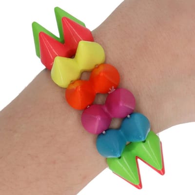 Armband punk regenboog - Regenboog