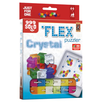 999 Games - Flex Puzzler Crystal - Breinbreker - Uitdagende puzzel als fidget toy - Stimuleert het ruimtelijk inzicht - Educatief spel - Fidget Toy - Solo spel - Klein cadeautje
