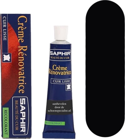 Saphir Renovatrice Tube Extra Dekkende Schoenpoets - 01 Zwart 01 zwart