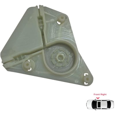 BWR5154 Moteur de lève-vitre Passage de roue Avant Droit pour VW Polo 4 6Q 9A 9N 9N3 2001-2009 HB 5 portes 9A4 2002-2018 Berline 4 portes