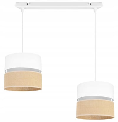 Light Home Juta 2450/20/JB/2 – Hanglamp – Lampenkap 20 cm – Hoogte Verstelbaar – E27 Fitting