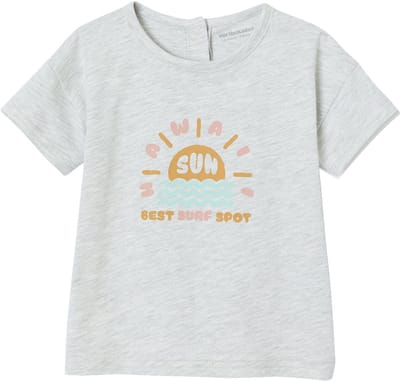 Vertbaudet T-shirt met Hawai-print voor baby