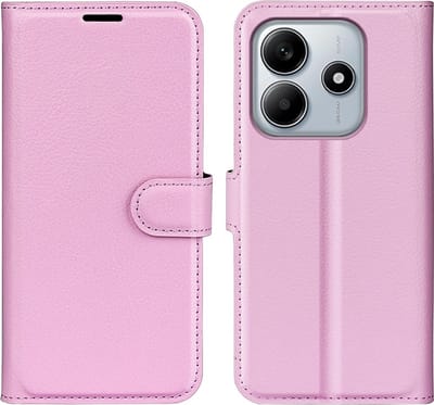 Coverup Hoesje - Geschikt voor Xiaomi Redmi Note 14 5G Hoesje - Coverup Book Case - Roze
