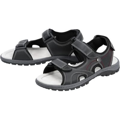 esmara Men Heren sandalen (Zwart, 42)