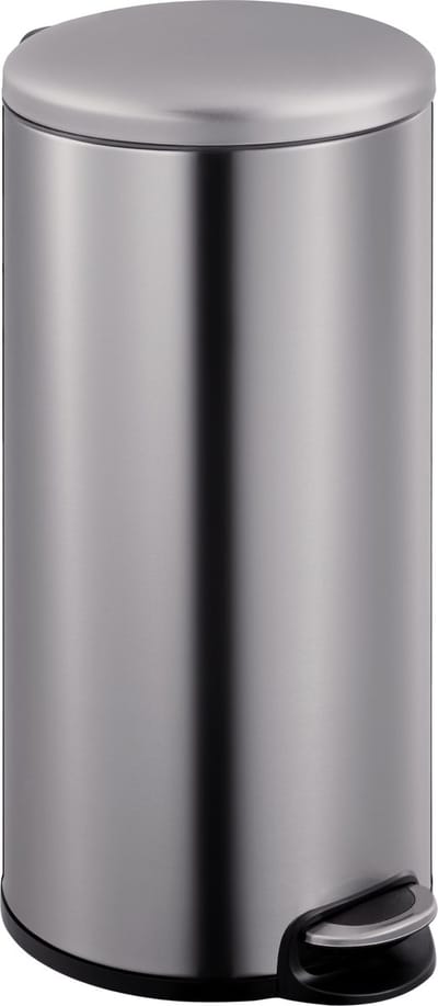 EKO - Maggey pedaalemmer 30 liter - Stainless steel Polypropyleen - platina - Prullenbak