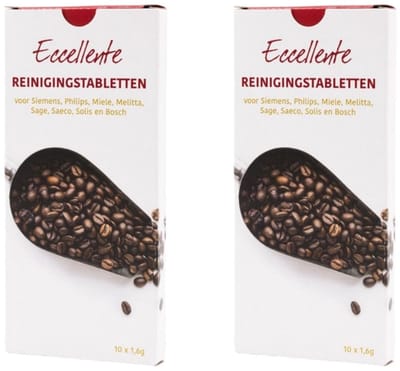 20x Eccellente Reinigingstabletten voor Siemens EQ koffiemachines | TZ80001 TZ80001A TZ60001 | Koffiemachine reinigen | 20 stuks
