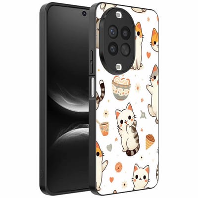 Geschikt voor Huawei Nova 14 Telefoonhoesje met katten opdruk - TPU backcover case cat design - Smartphonica geschikt voor Huawei Nova 14