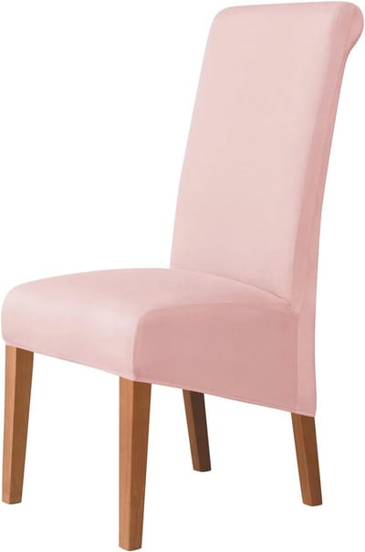Eetkamerstoelhoezen XL - Effen Kleur, Afneembaar en Wasbaar - Bescherming voor Stoelen - Set van 2, 4 of 6 Stuks