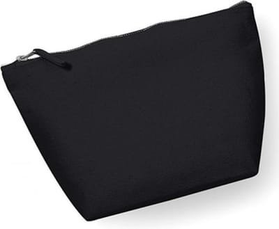 Westford Mill Canvas Accessory Bag WM540 - Black - S (13,5 x 12 x 6 cm)